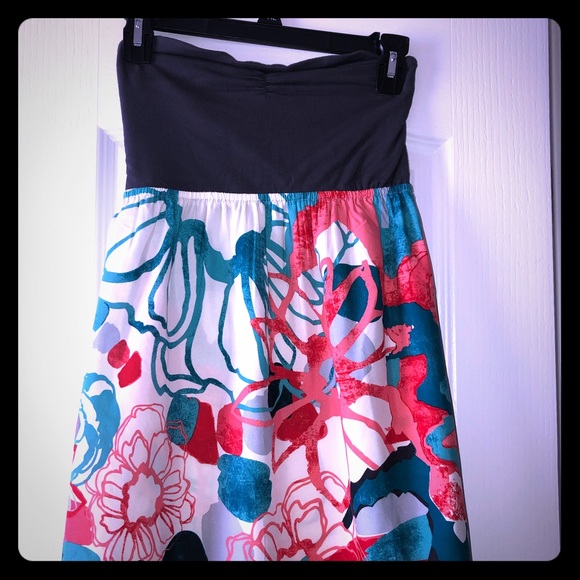Roxy Strapless Sundress Size M - Picture 1 of 5